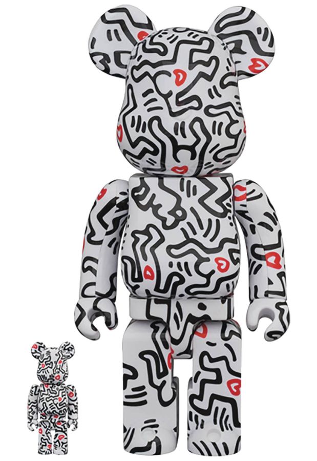 Bearbrick 400% + 100% Keith Haring #8